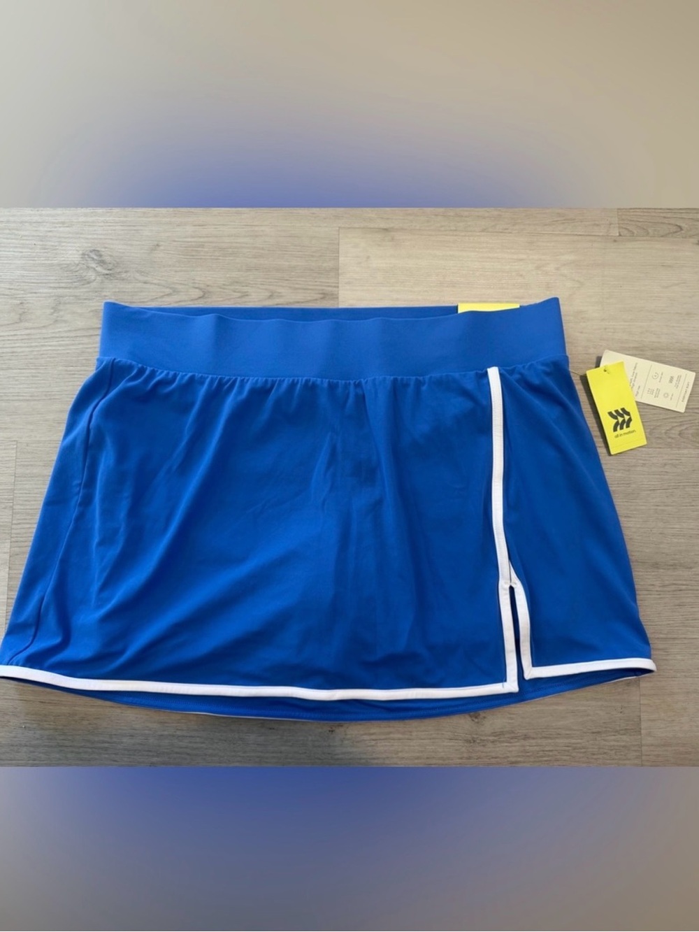 all in motion Royal Blue Athletic Skort with White Trim